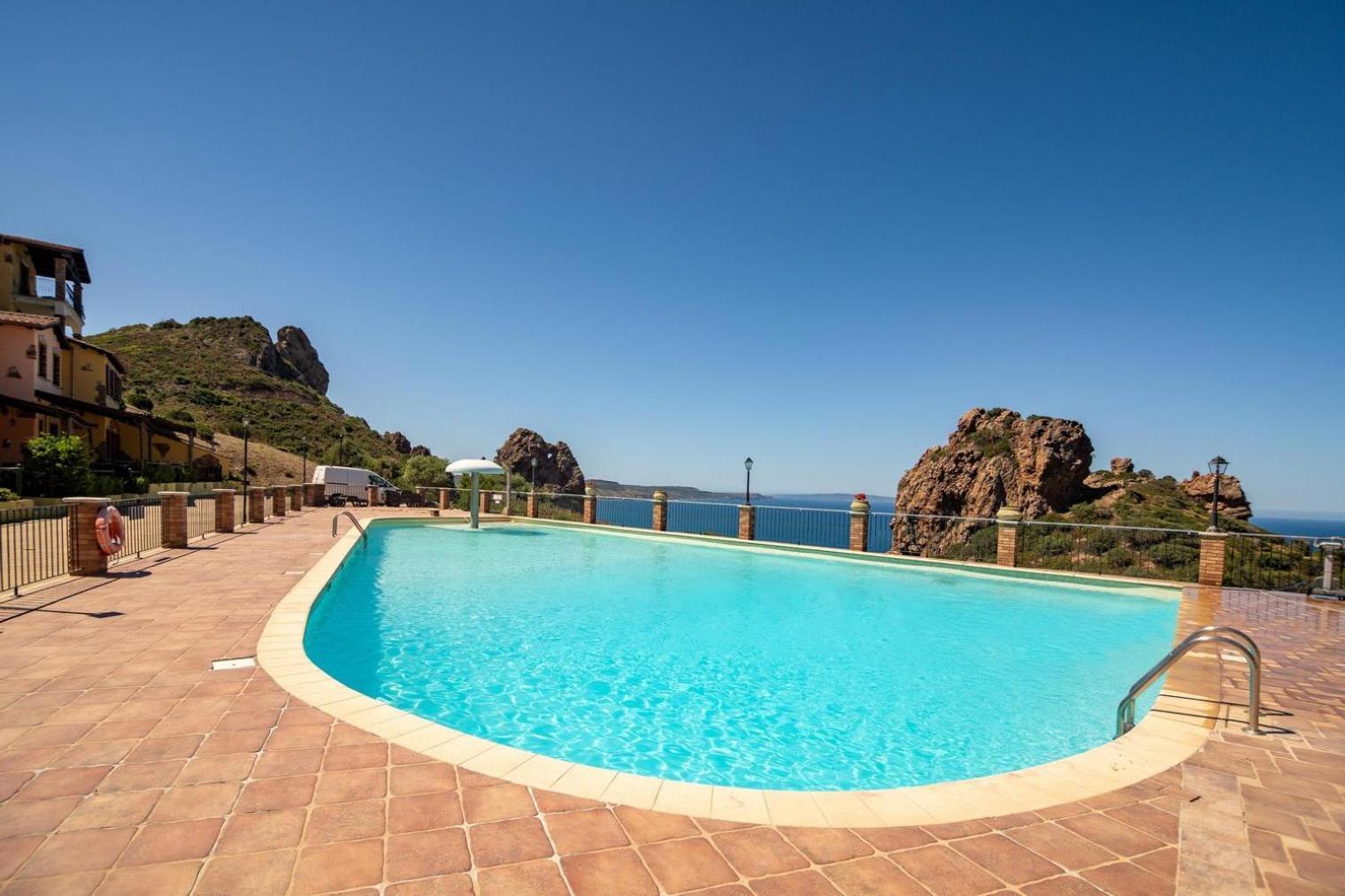 La Perla E Le Conchiglie Tanca Piras Vista Mare Vila Nebida Exterior foto